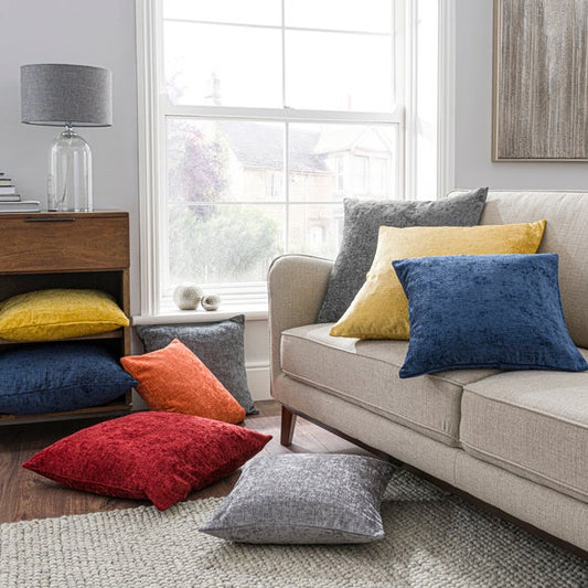Chenille Square Cushion