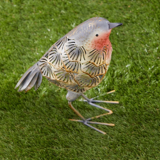 Metal Robin Indoor Outdoor Ornament