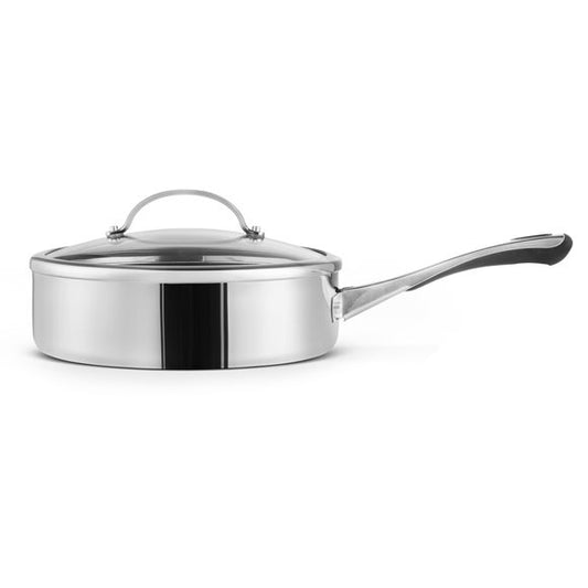 Non-Stick Triply Stainless Steel Chef's Pan, 24cm