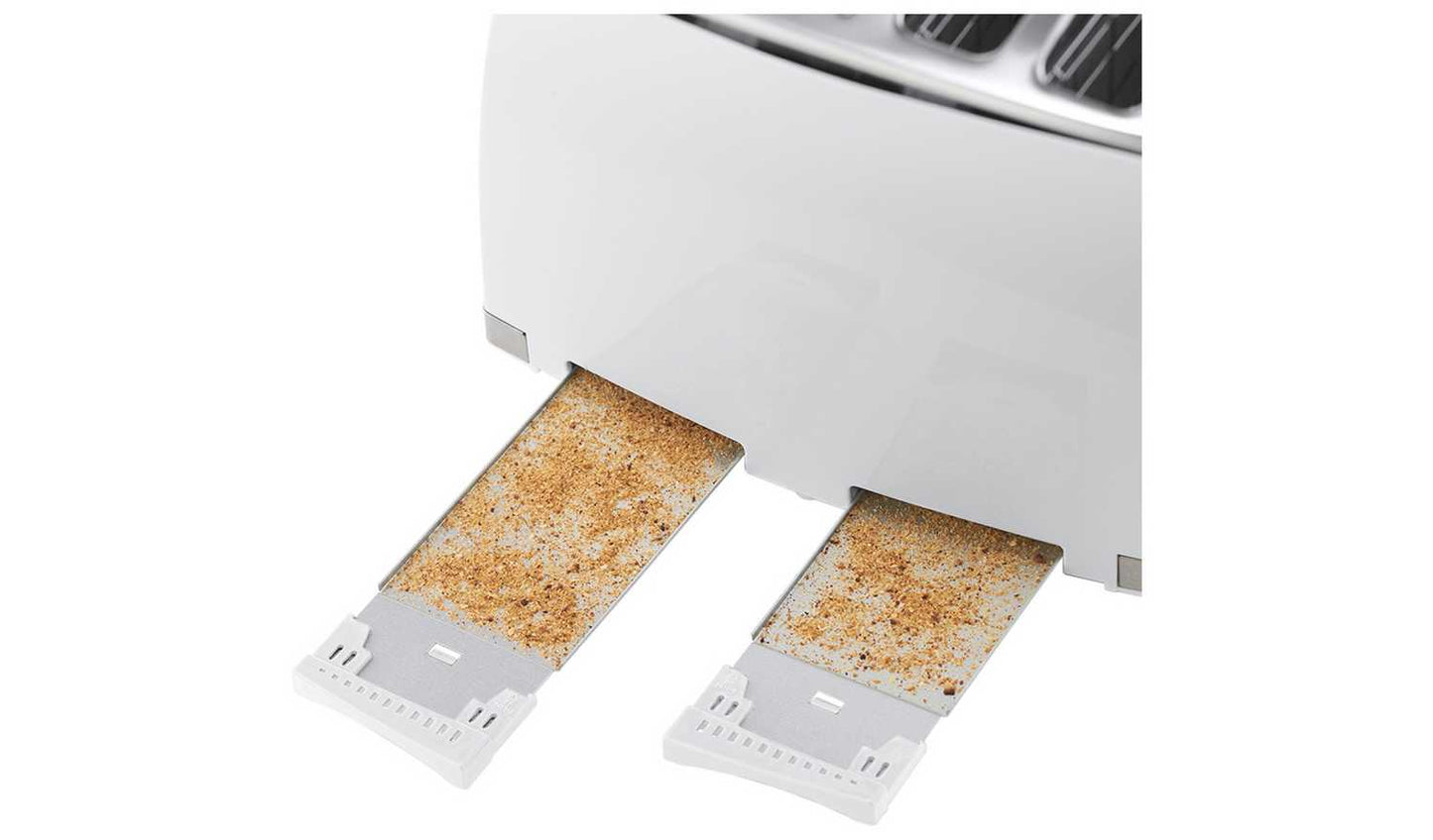 Russell Hobbs 26070 Honeycomb 4 Slice Toaster - White