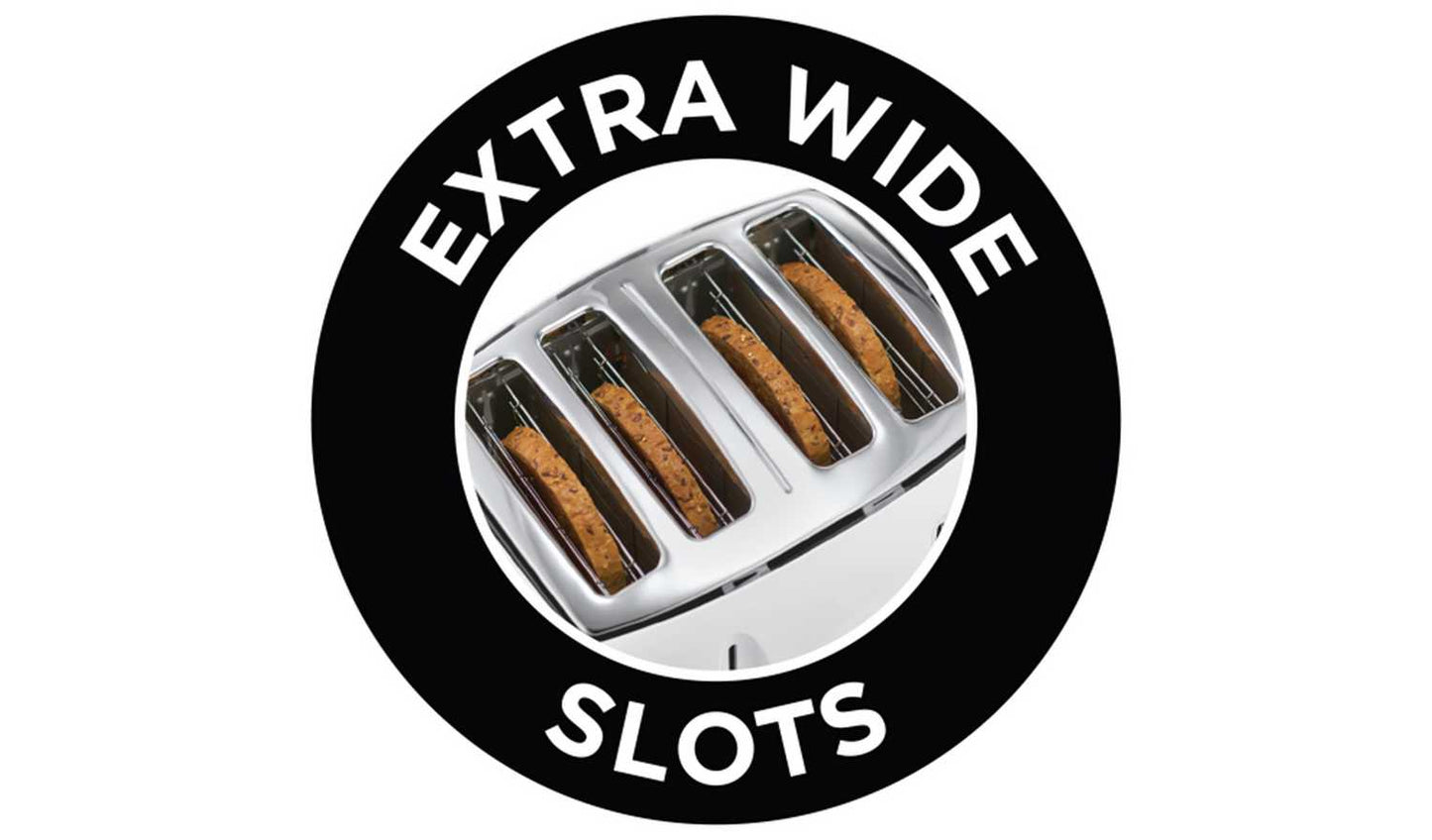 Russell Hobbs 26070 Honeycomb 4 Slice Toaster - White