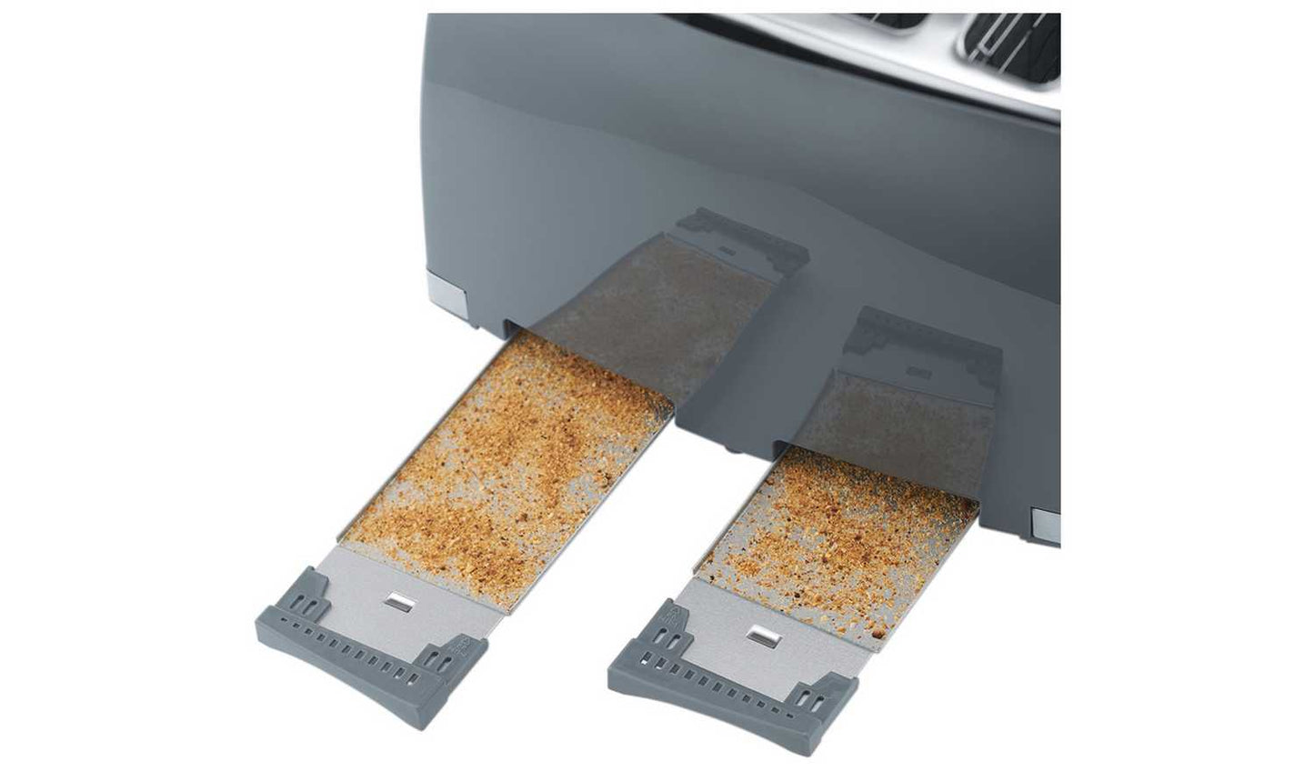 Russell Hobbs 26073 Honeycomb 4 Slice Toaster - Grey