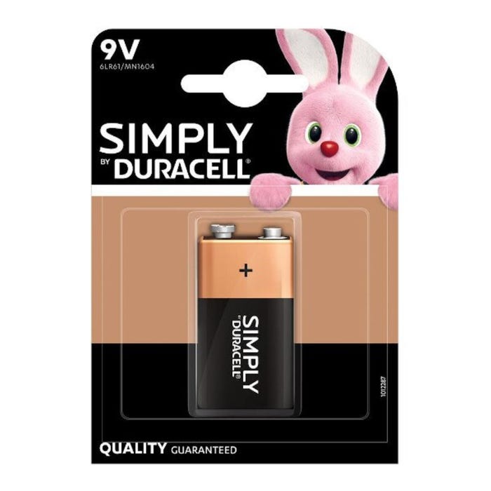 Duracell Simply 9V Battery (1 Pack)