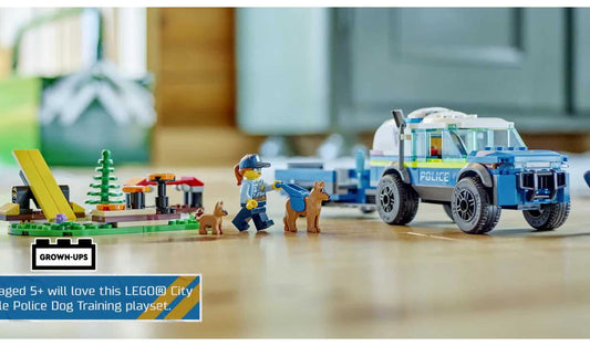 LEGO City Mobile Police Dog Training Set with Toy Car 60369