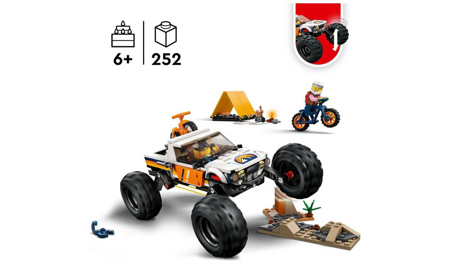 LEGO City 4x4 Off-Roader Adventures Monster Truck Toy 60387