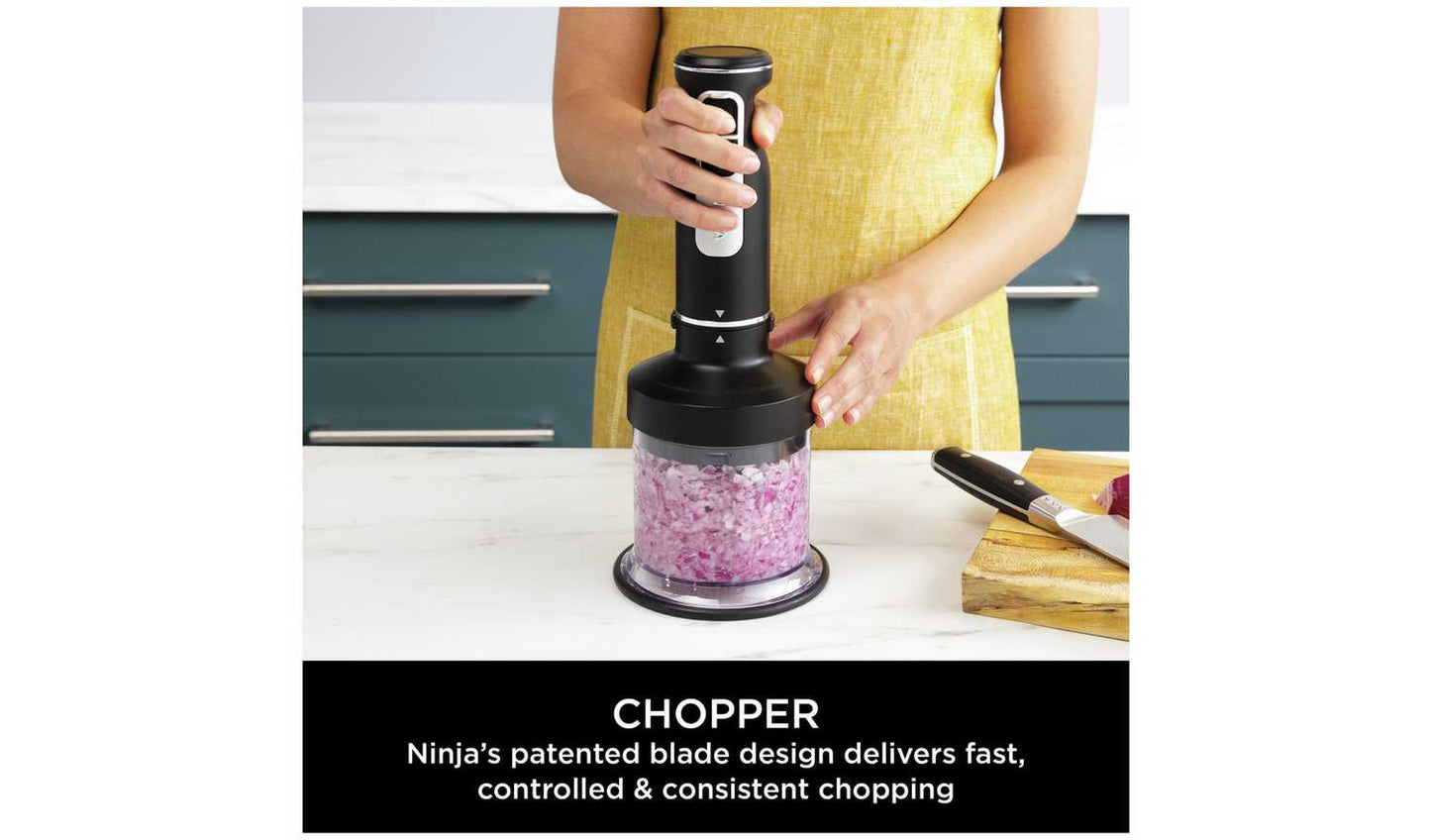 Ninja Foodi CI100UK 3-in-1 Hand Blender, Mixer & Chopper