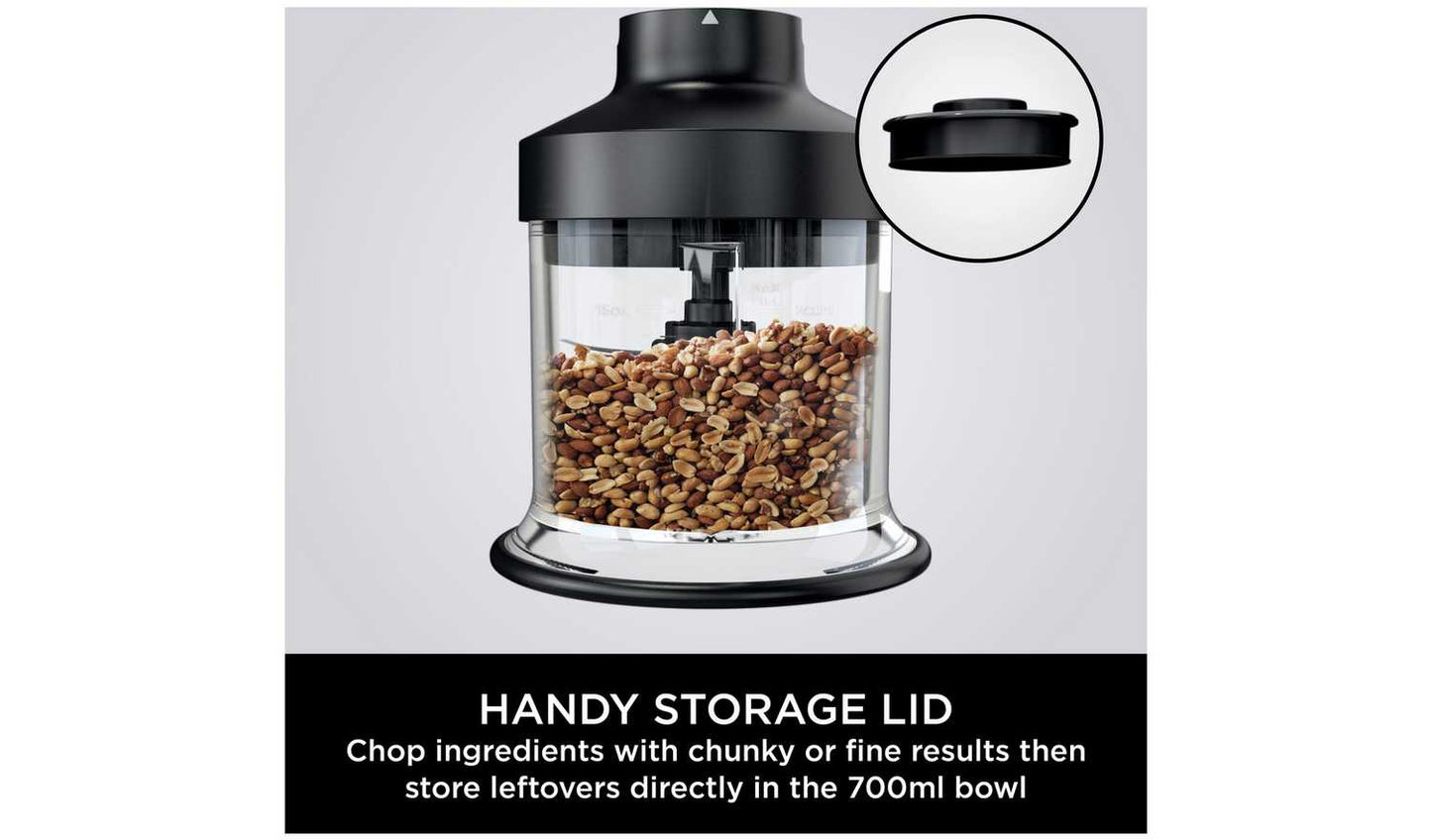 Ninja Foodi CI100UK 3-in-1 Hand Blender, Mixer & Chopper