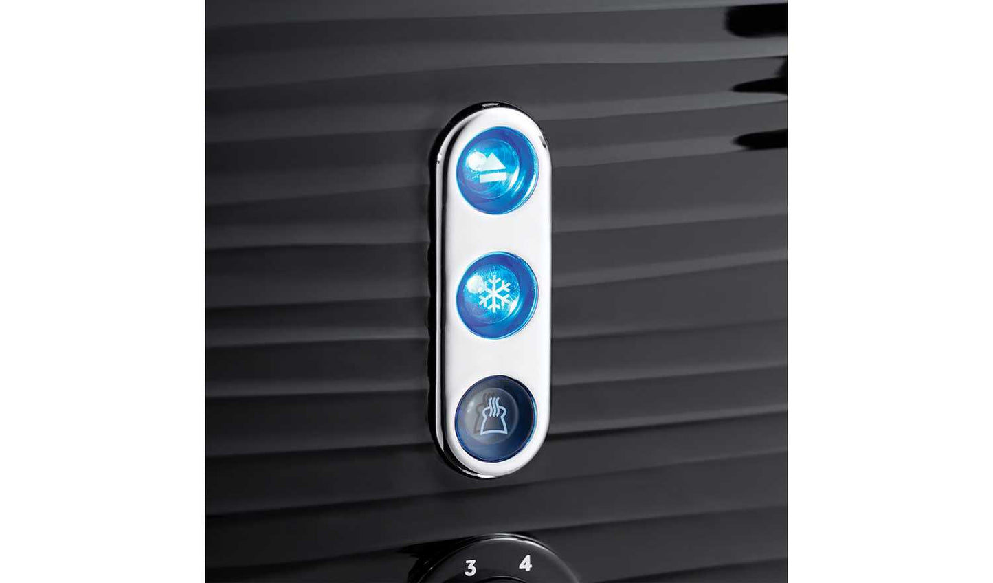 Russell Hobbs Inspire 4 Slice Black Plastic Toaster 24381