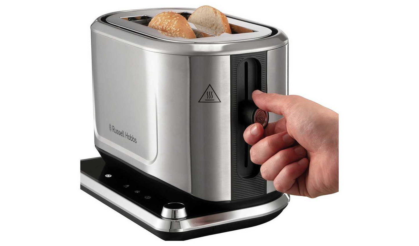 Russell Hobbs Attentiv 2 Slice Silver Toaster 26210