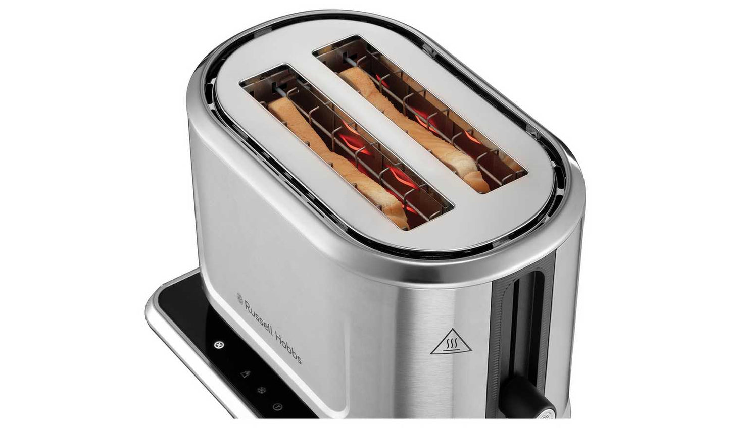 Russell Hobbs Attentiv 2 Slice Silver Toaster 26210