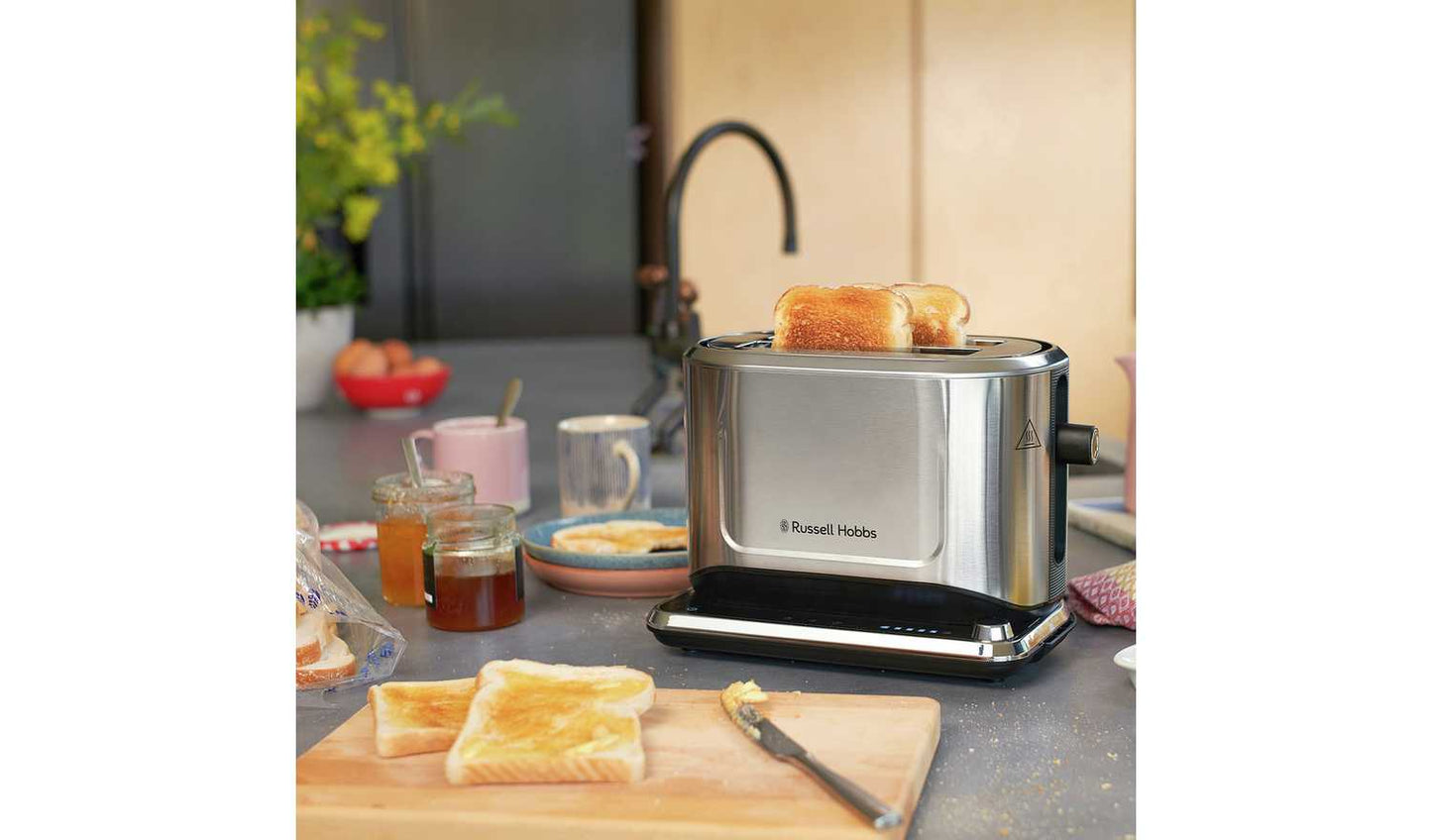 Russell Hobbs Attentiv 2 Slice Silver Toaster 26210