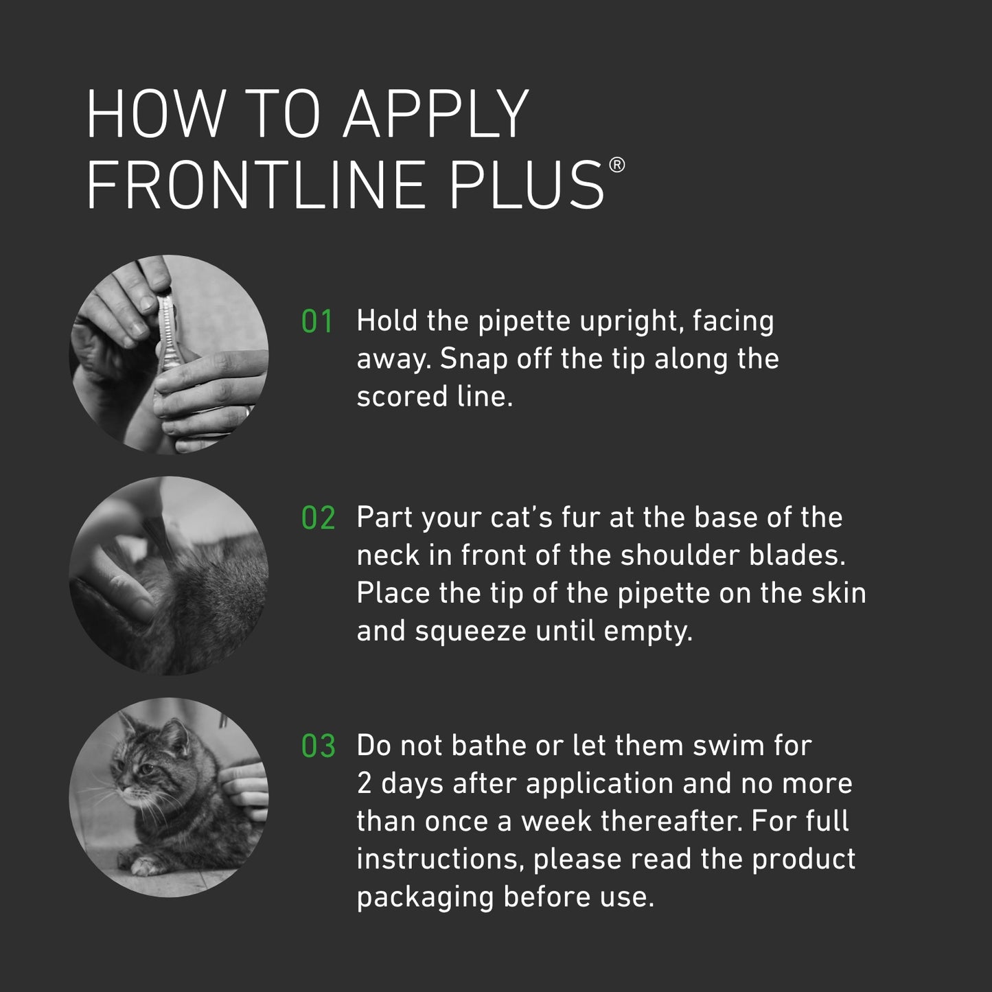 FRONTLINE Plus Spot On Flea And Tick Treatment Cat and Ferret