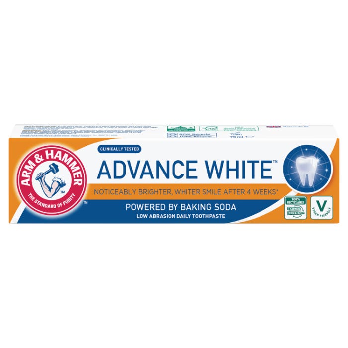 Arm & Hammer Advance White Baking Soda Toothpaste, 75ml