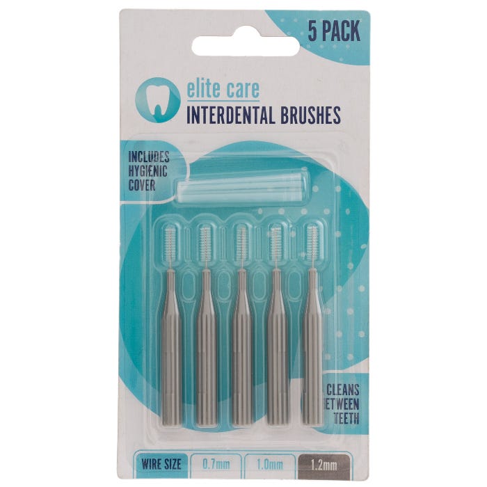 Elite Care Interdental Brushes Grey - (Pack of 5)