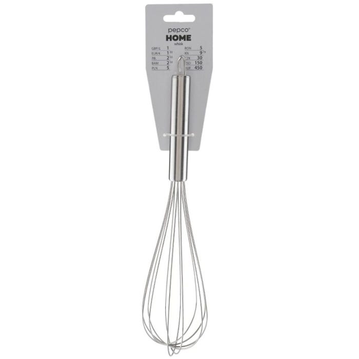 Pepco Stainless Steel Whisk, 30cm