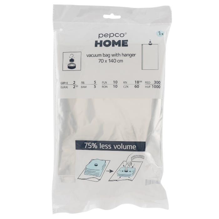 Pepco Home Vacuum Bag, 70x140cm