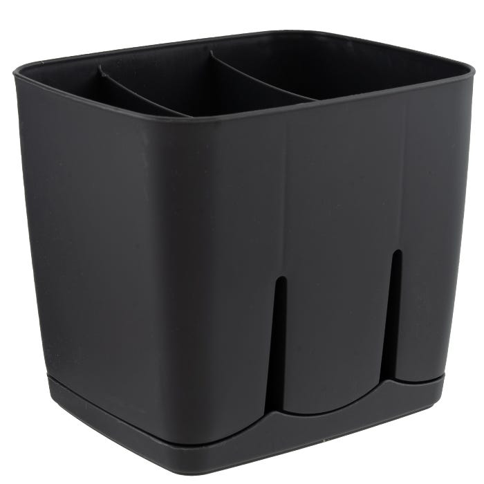 Pepco Plastic Cutlery Drainer - Grey