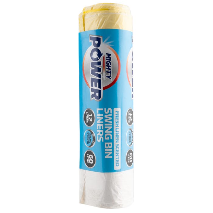 Fresh Linen Scented Swing Bin Liners, (Pack Of 12)