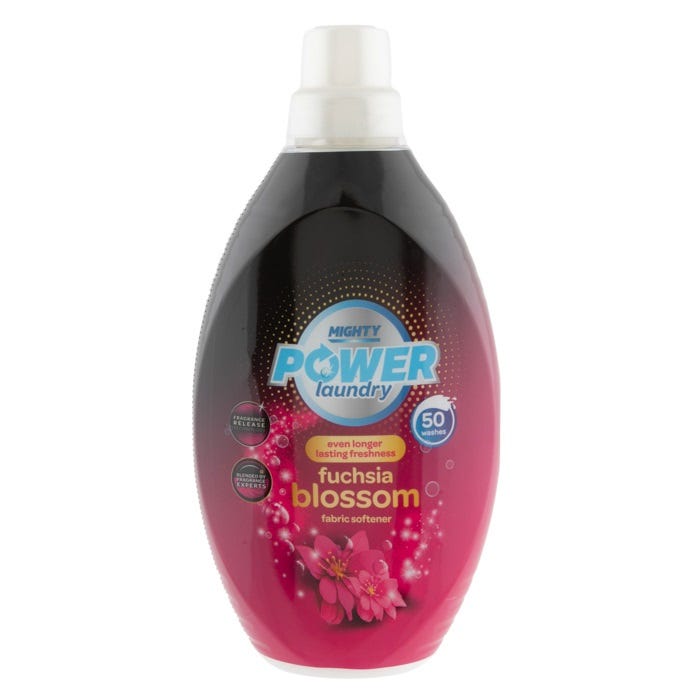Mighty Power Laundry Fabric Softener - Fuchsia Blossom 1L