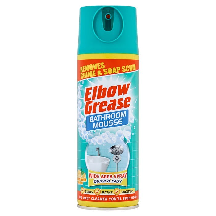 Elbow Grease Bathroom Mousse Lemon, 400ml