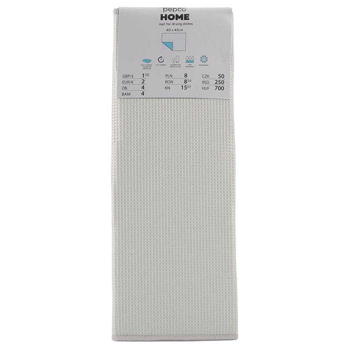 Dish Drying Mat - Cream