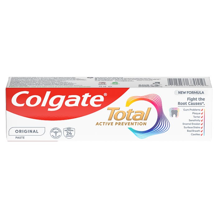 Colgate Total Active Prevention Original Toothpaste, 75ml