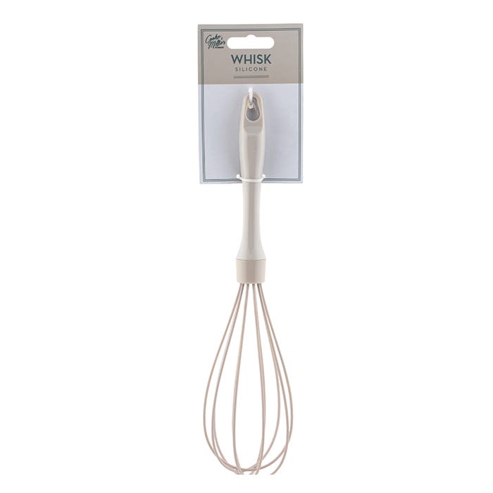 Cooke & Miller Silicone Whisk - Cream