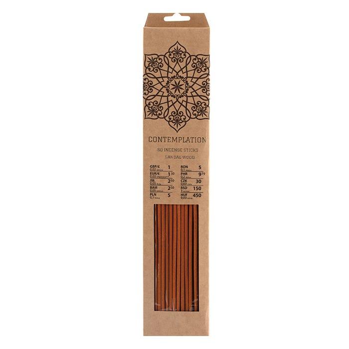 Contemplation Incense Sticks - Sandal Wood (Pack of 50)