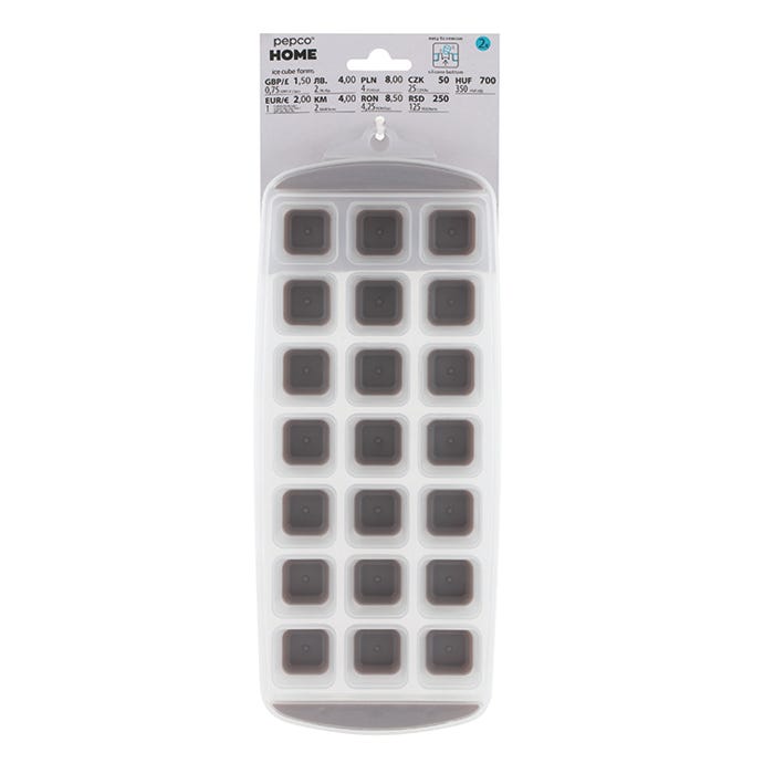 Ice Cube Trays - Grey (Pack of 2)