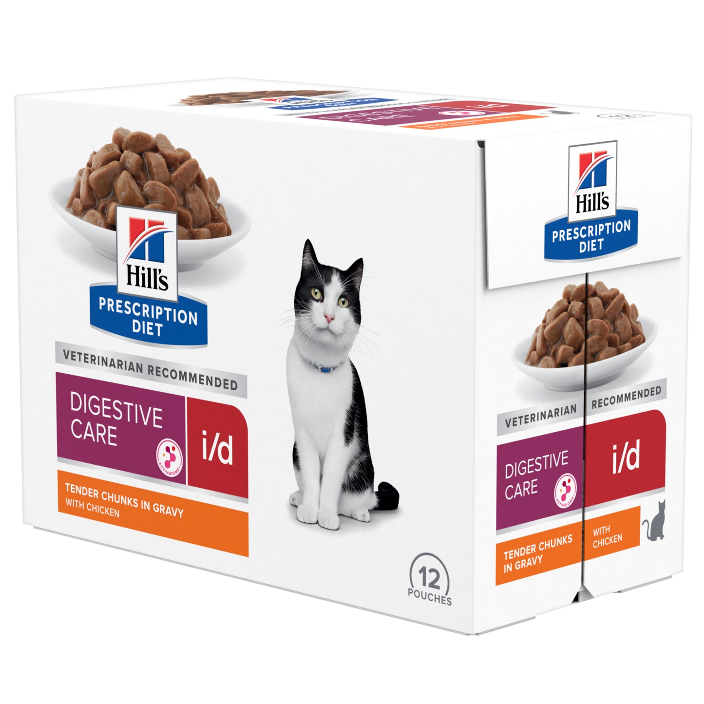 Hill's Prescription Diet Digestive Care Wet Cat Food with Chicken 12x85g
