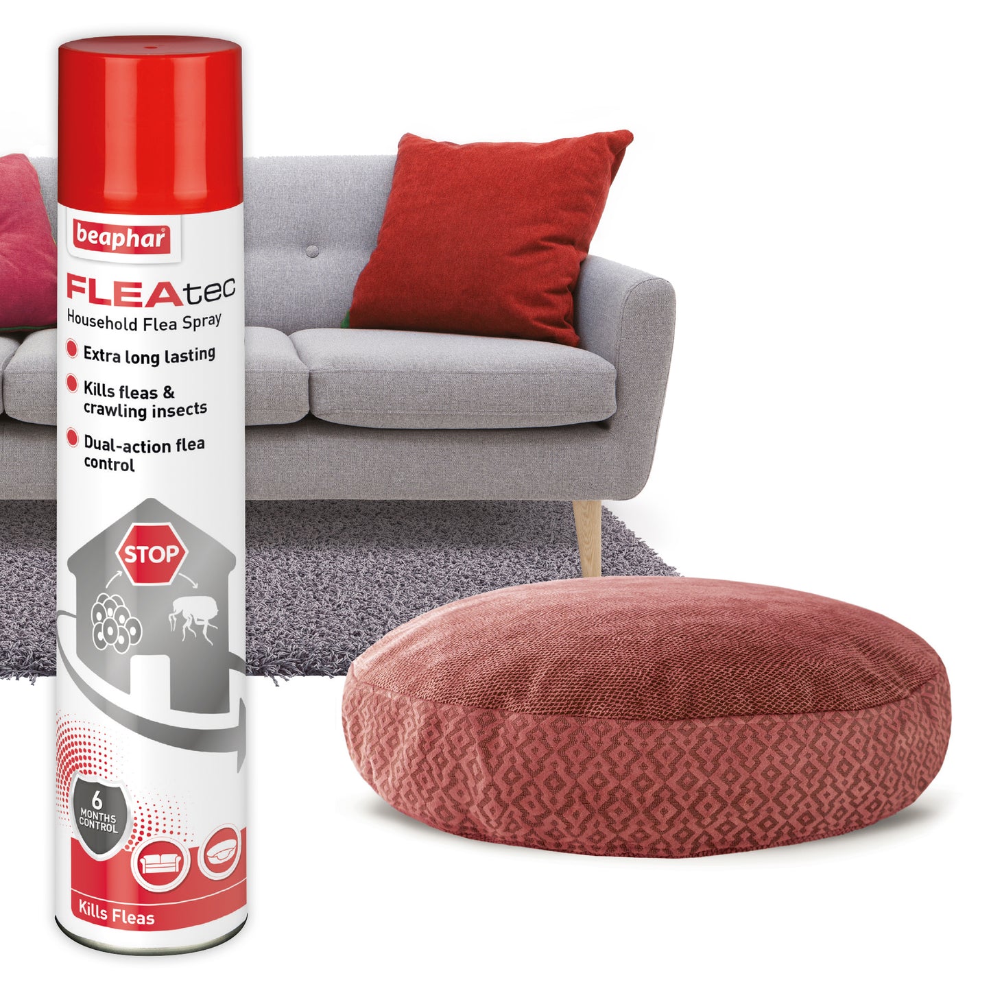 Beaphar FLEAtec Household Flea Spray 600ml