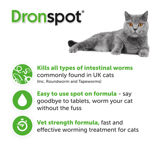 Dronspot Spot-On Wormer for Cats