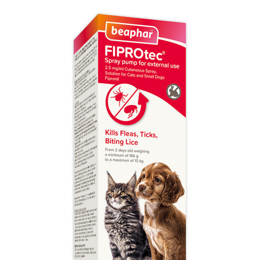Beaphar FIPROtec Flea & Tick Spray for Cats & Dogs 100ml