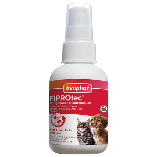 Beaphar FIPROtec Flea & Tick Spray for Cats & Dogs 100ml