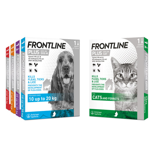 FRONTLINE Plus Spot-On Dog & Cat Flea & Tick Treatment