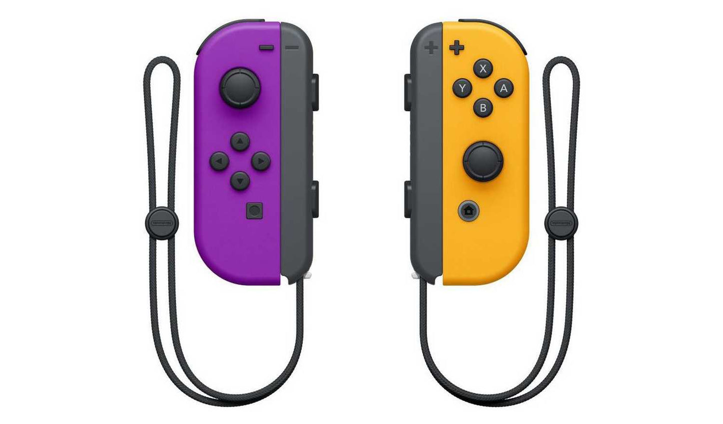 Nintendo Switch Joy-Con Controller Pair - Purple & Orange