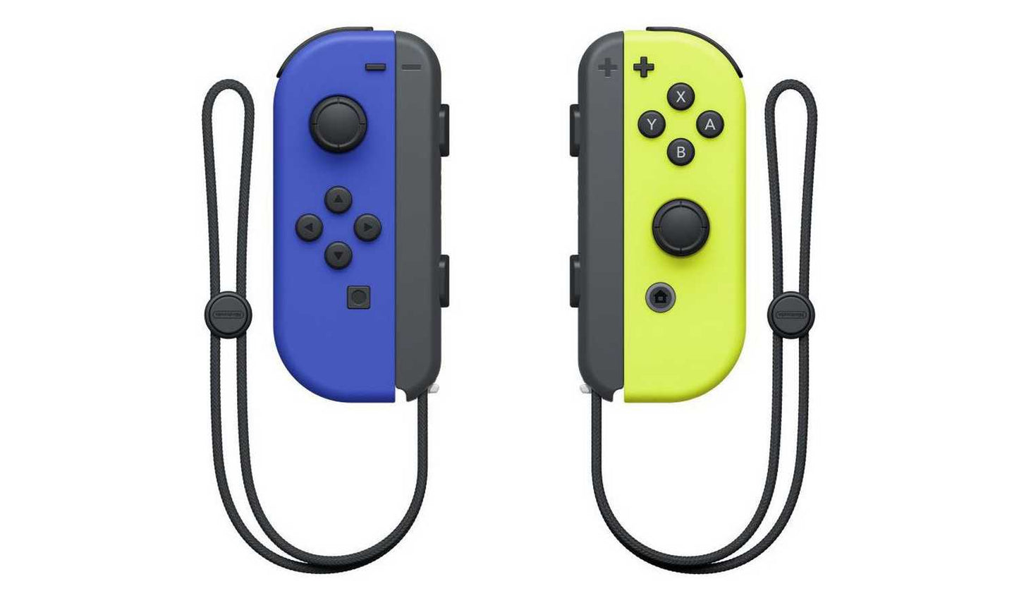 Nintendo Switch Joy-Con Controller Pair - Blue & Neon Yellow