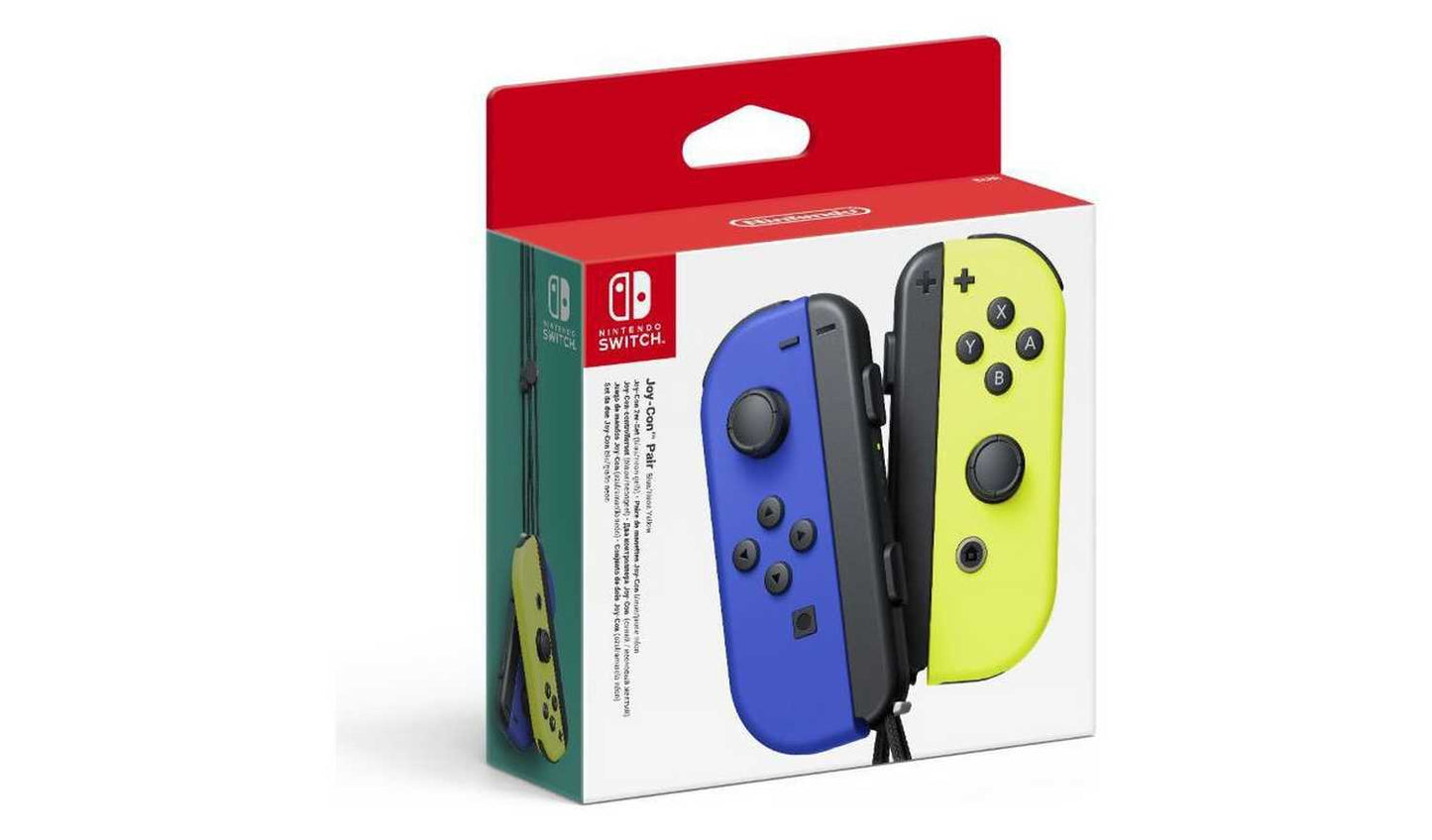 Nintendo Switch Joy-Con Controller Pair - Blue & Neon Yellow