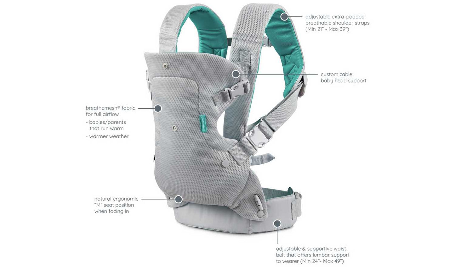 Infantino Flip Light & Airy 4-in-1 Baby Carrier
