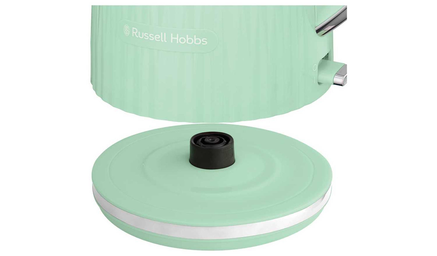 Russell Hobbs Eden Pistachio Green Kettle & Toaster 27364BU