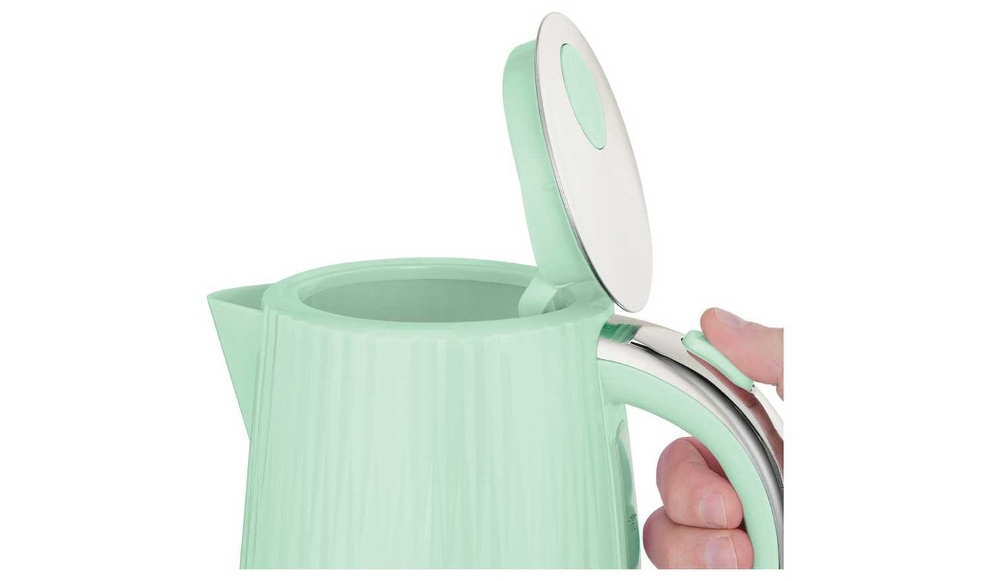 Russell Hobbs Eden Pistachio Green Kettle & Toaster 27364BU