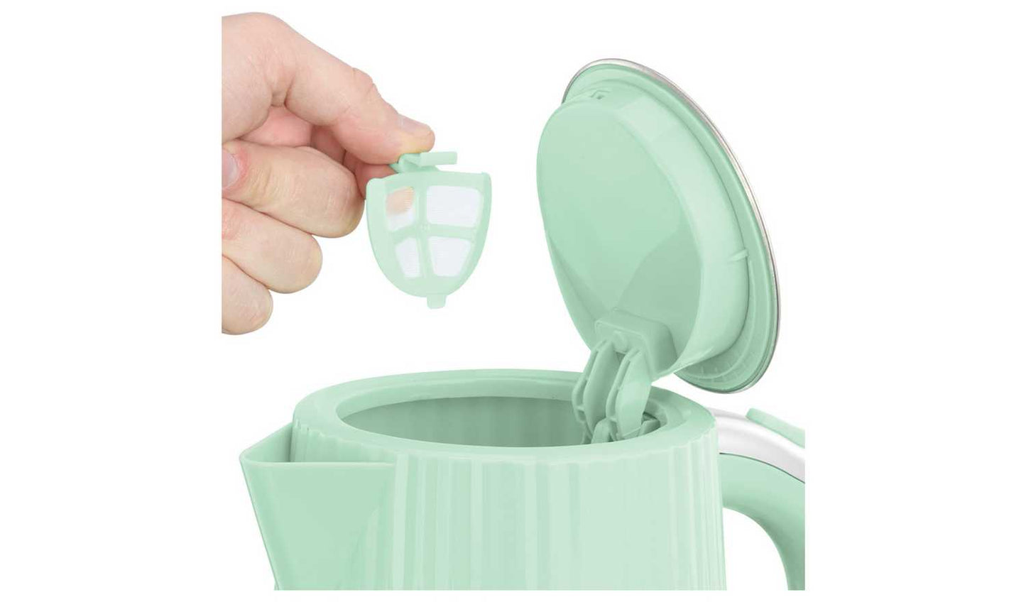 Russell Hobbs Eden Pistachio Green Kettle & Toaster 27364BU