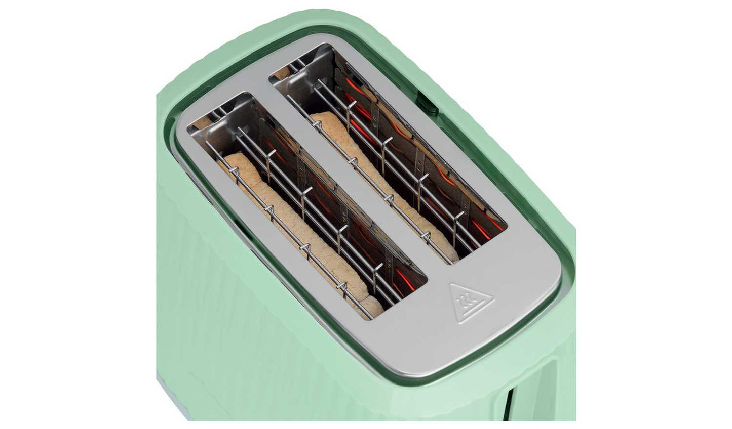Russell Hobbs Eden Pistachio Green Kettle & Toaster 27364BU