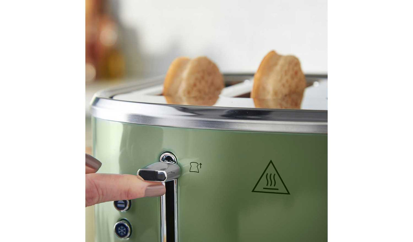 Russell Hobbs Stylevia 4 Slice Sage Toaster 26294