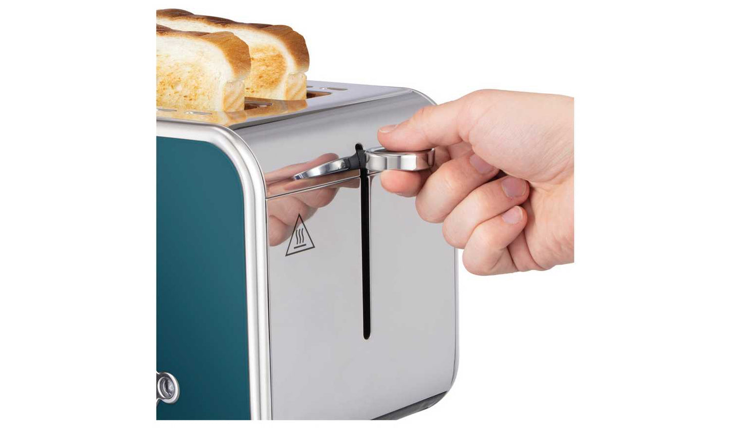 Russell Hobbs Distinctions 2 Slice Ocean Blue Toaster 26431