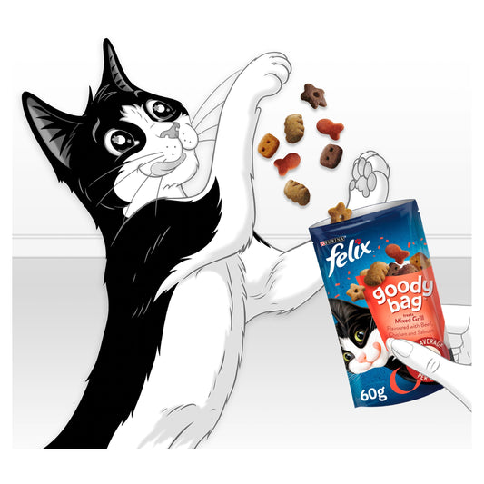 Felix Goody Bag Cat Treats Mixed Grill 60g