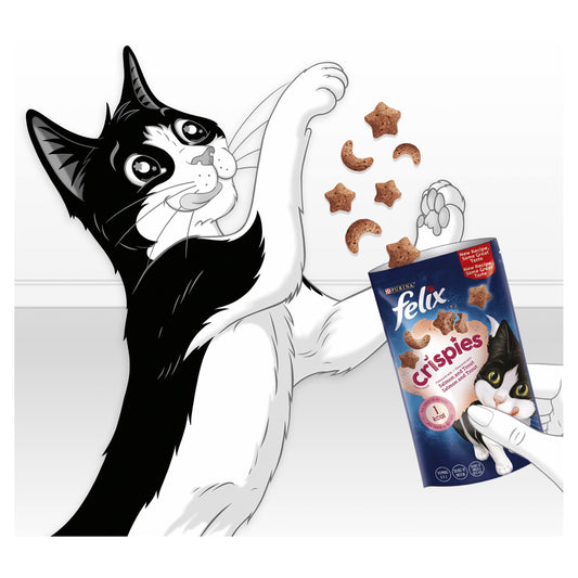 Felix Crispies Cat Treats Salmon & Trout 45g