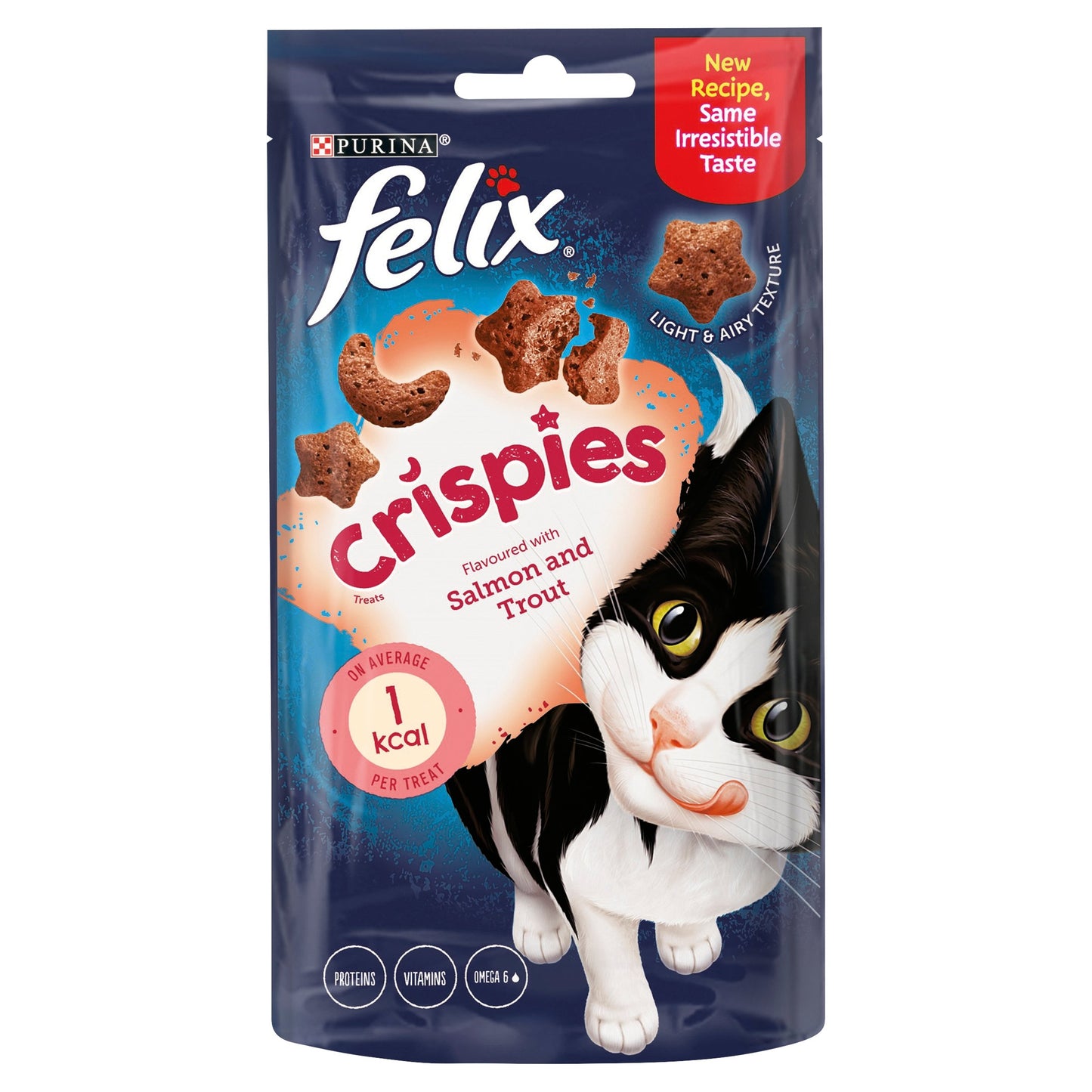 Felix Crispies Cat Treats Salmon & Trout 45g