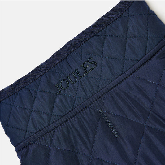 Joules Quilted Dog Coat Navy