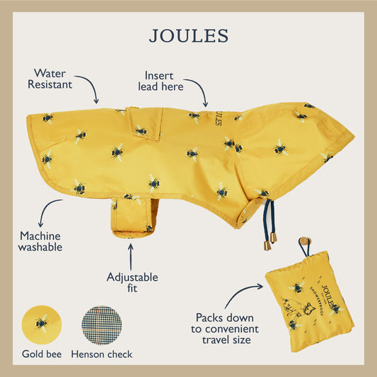 Joules Golightly Water Resistant Dog Jacket